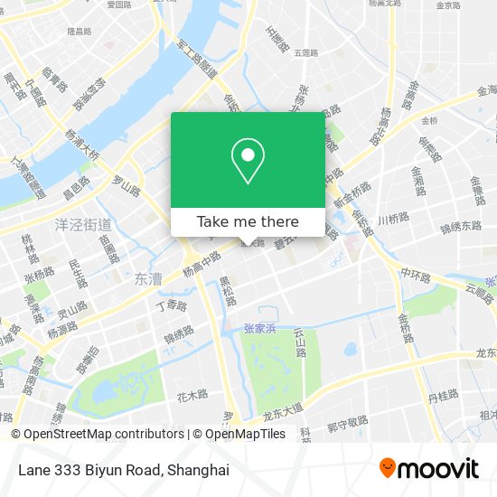 Lane 333 Biyun Road map