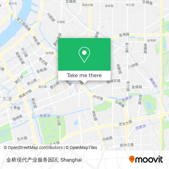 金桥现代产业服务园区 map