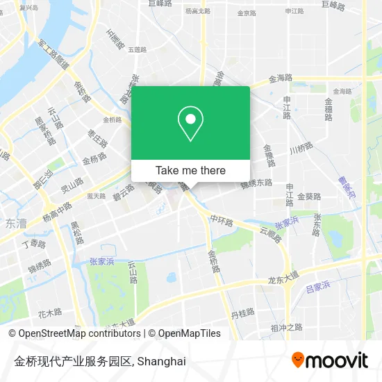 金桥现代产业服务园区 map