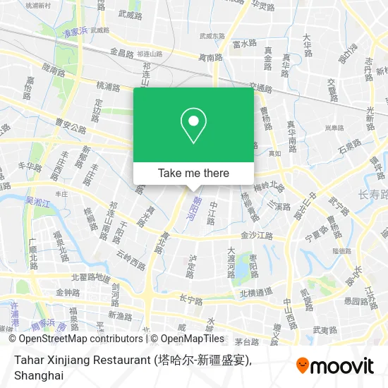 Tahar Xinjiang Restaurant (塔哈尔-新疆盛宴) map