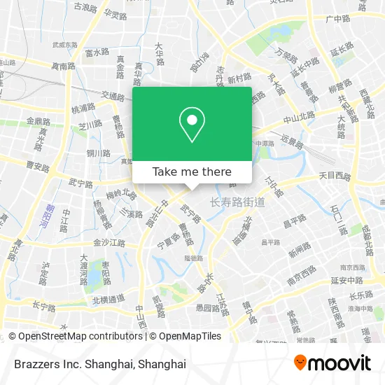 Brazzers Inc. Shanghai map