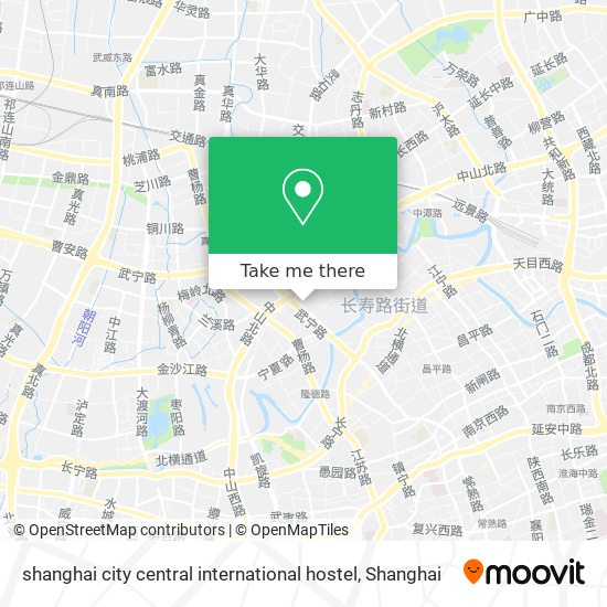 shanghai city central international hostel map