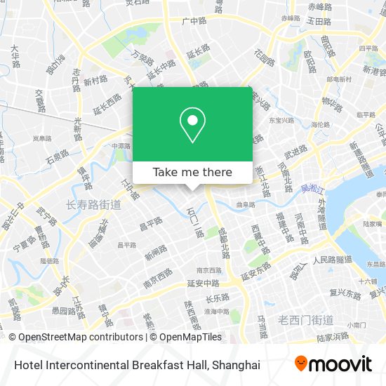 Hotel Intercontinental Breakfast Hall map
