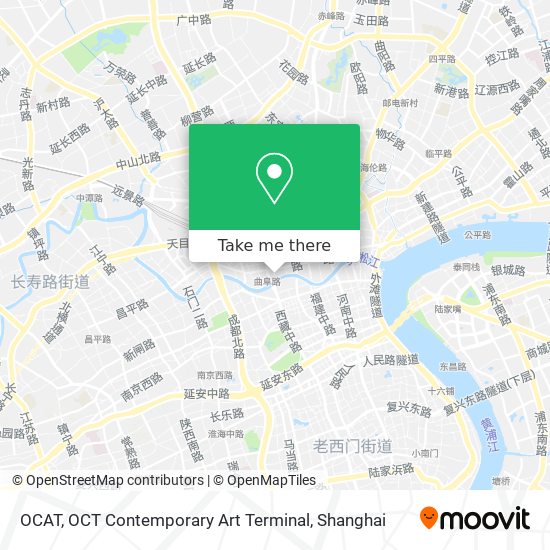 OCAT, OCT Contemporary Art Terminal map