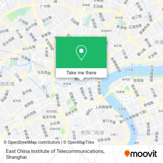 East China Institute of Telecommunications map