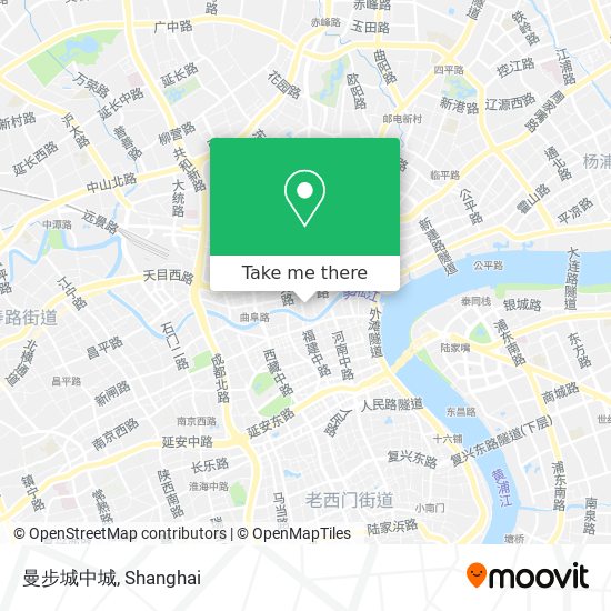 曼步城中城 map