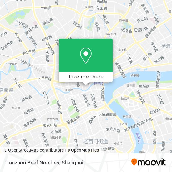 Lanzhou Beef Noodles map