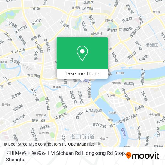 四川中路香港路站 | M Sichuan Rd Hongkong Rd Stop map
