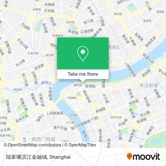 陆家嘴滨江金融城 map