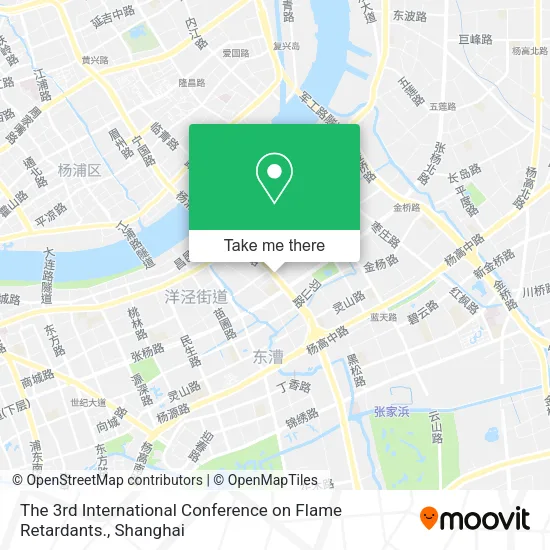 The 3rd International Conference on Flame Retardants. map