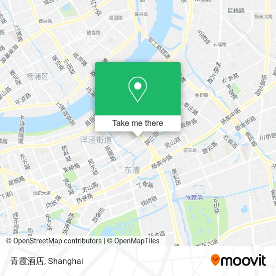 青霞酒店 map