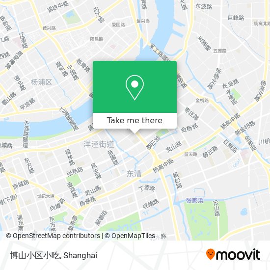 博山小区小吃 map