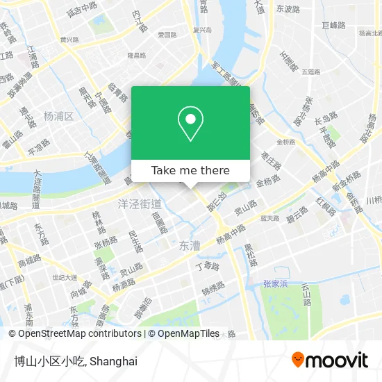 博山小区小吃 map