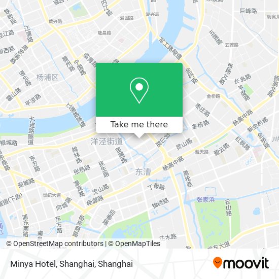 Minya Hotel, Shanghai map