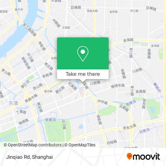 Jinqiao Rd map