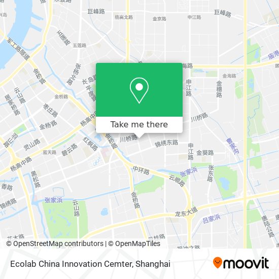 Ecolab China Innovation Cemter map