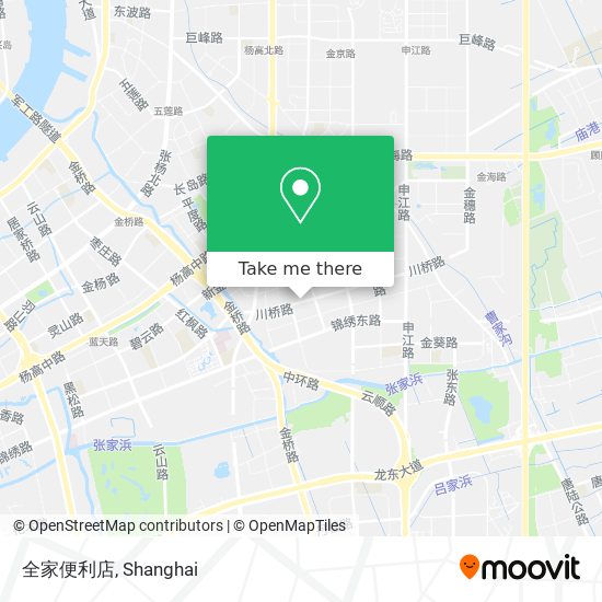 全家便利店 map