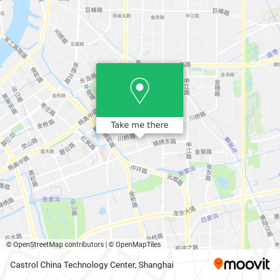 Castrol China Technology Center map