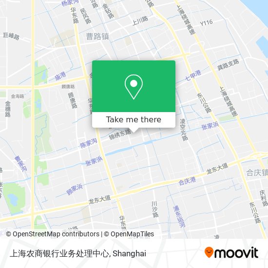 上海农商银行业务处理中心 map