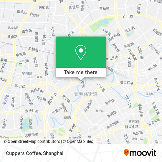 Cuppers Coffee map