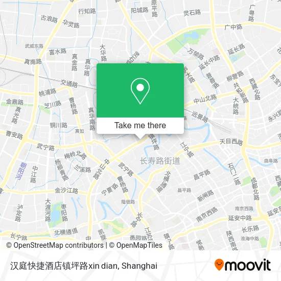 汉庭快捷酒店镇坪路xin dian map