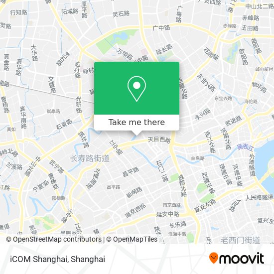 iCOM Shanghai map