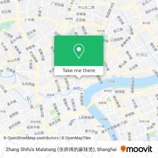 Zhang Shifu's Malatang (张师傅的麻辣烫) map