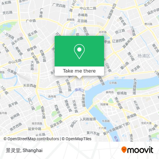 景灵堂 map