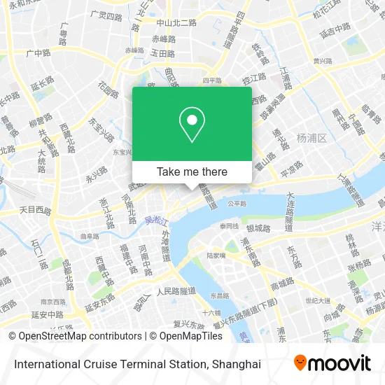 International Cruise Terminal Station map