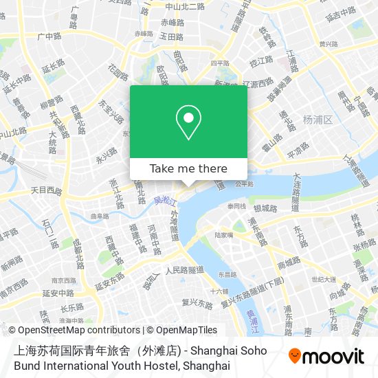 上海苏荷国际青年旅舍（外滩店) - Shanghai Soho Bund International Youth Hostel map