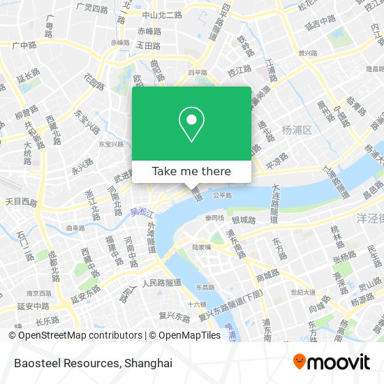 Baosteel Resources map