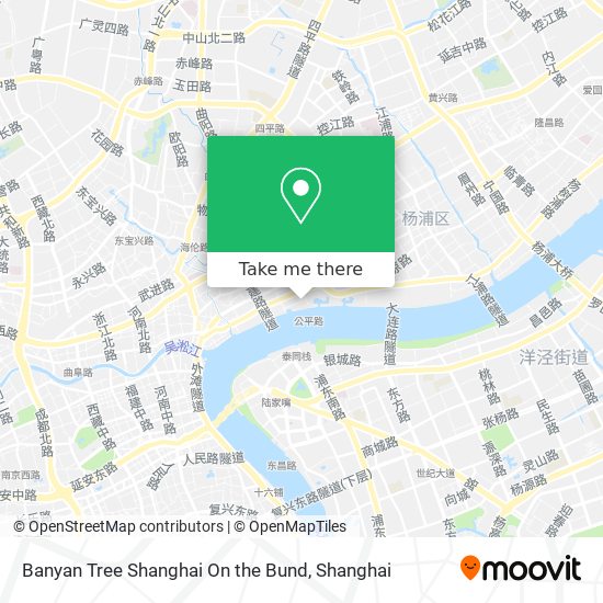 Banyan Tree Shanghai On the Bund map
