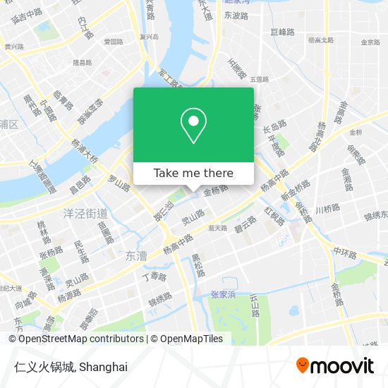 仁义火锅城 map