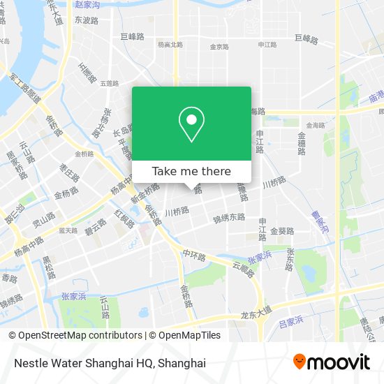 Nestle Water Shanghai HQ map