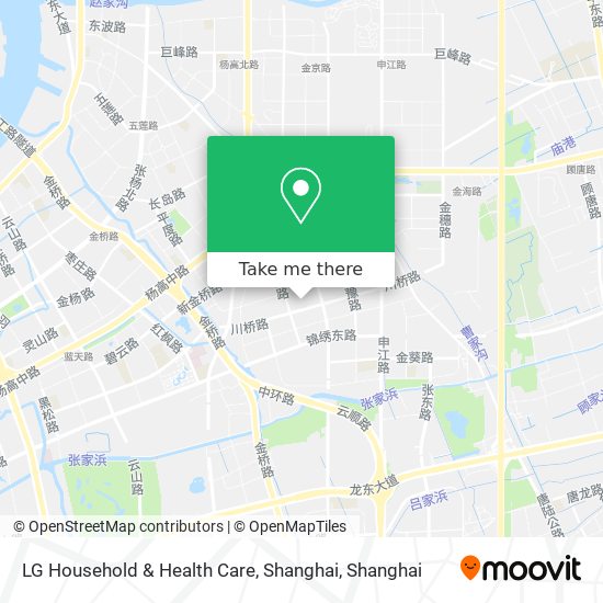 LG Household & Health Care, Shanghai map