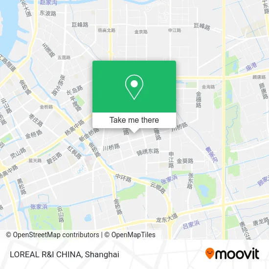 LOREAL R&I CHINA map