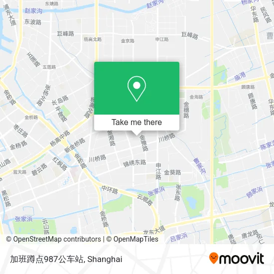 加班蹲点987公车站 map