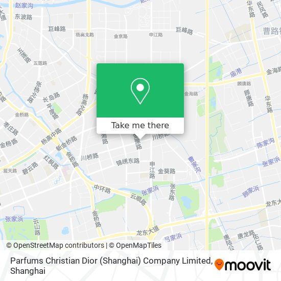 Parfums Christian Dior (Shanghai) Company Limited map