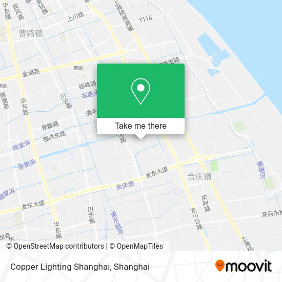 Copper Lighting Shanghai map