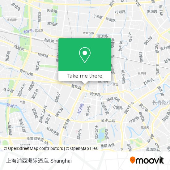 上海浦西洲际酒店 map