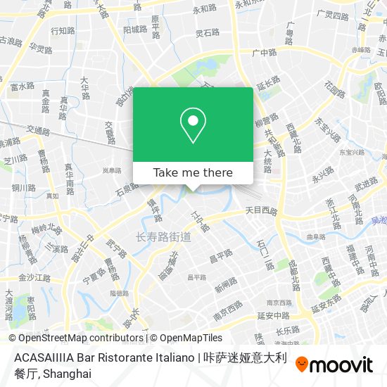 ACASAIIIIA Bar Ristorante Italiano | 咔萨迷娅意大利餐厅 map