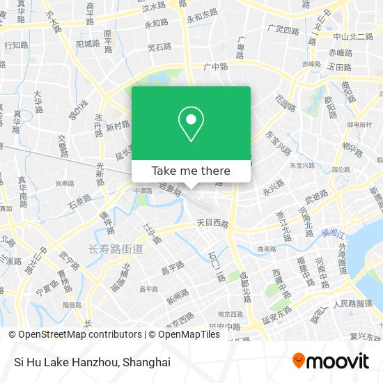 Si Hu Lake Hanzhou map