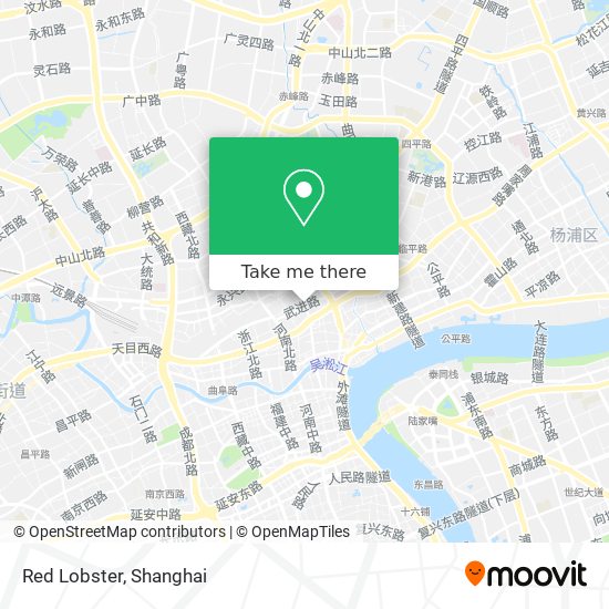 Red Lobster map