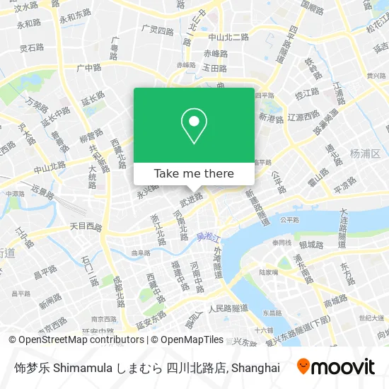 饰梦乐 Shimamula しまむら 四川北路店 map