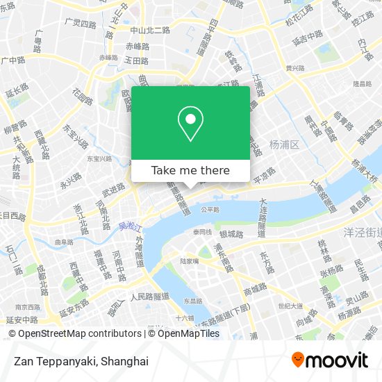 Zan Teppanyaki map