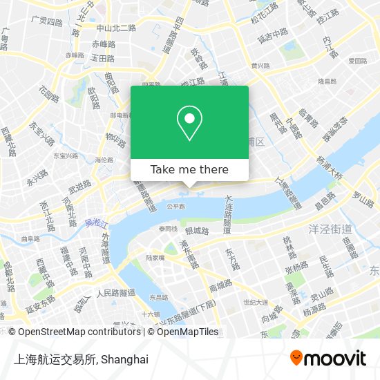 上海航运交易所 map