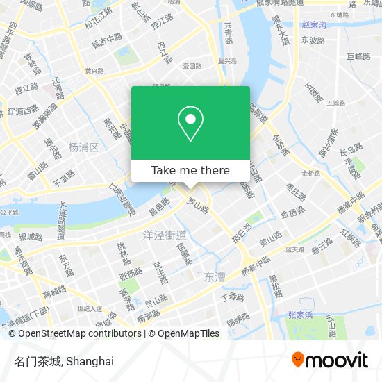 名门茶城 map