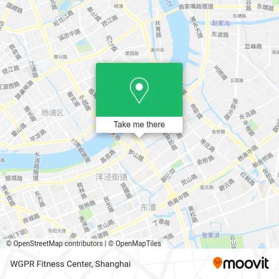 WGPR Fitness Center map