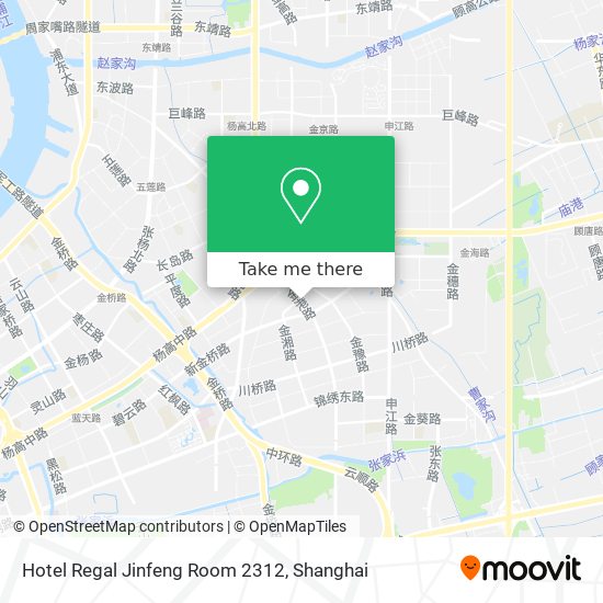 Hotel Regal Jinfeng Room 2312 map