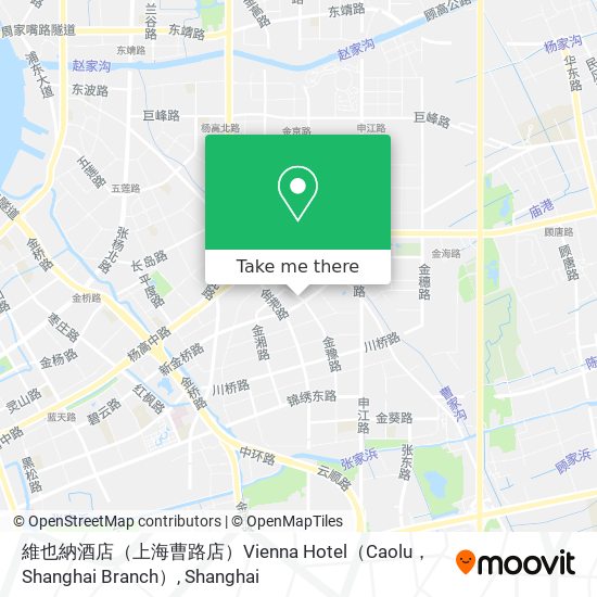 維也納酒店（上海曹路店）Vienna Hotel（Caolu，Shanghai Branch） map
